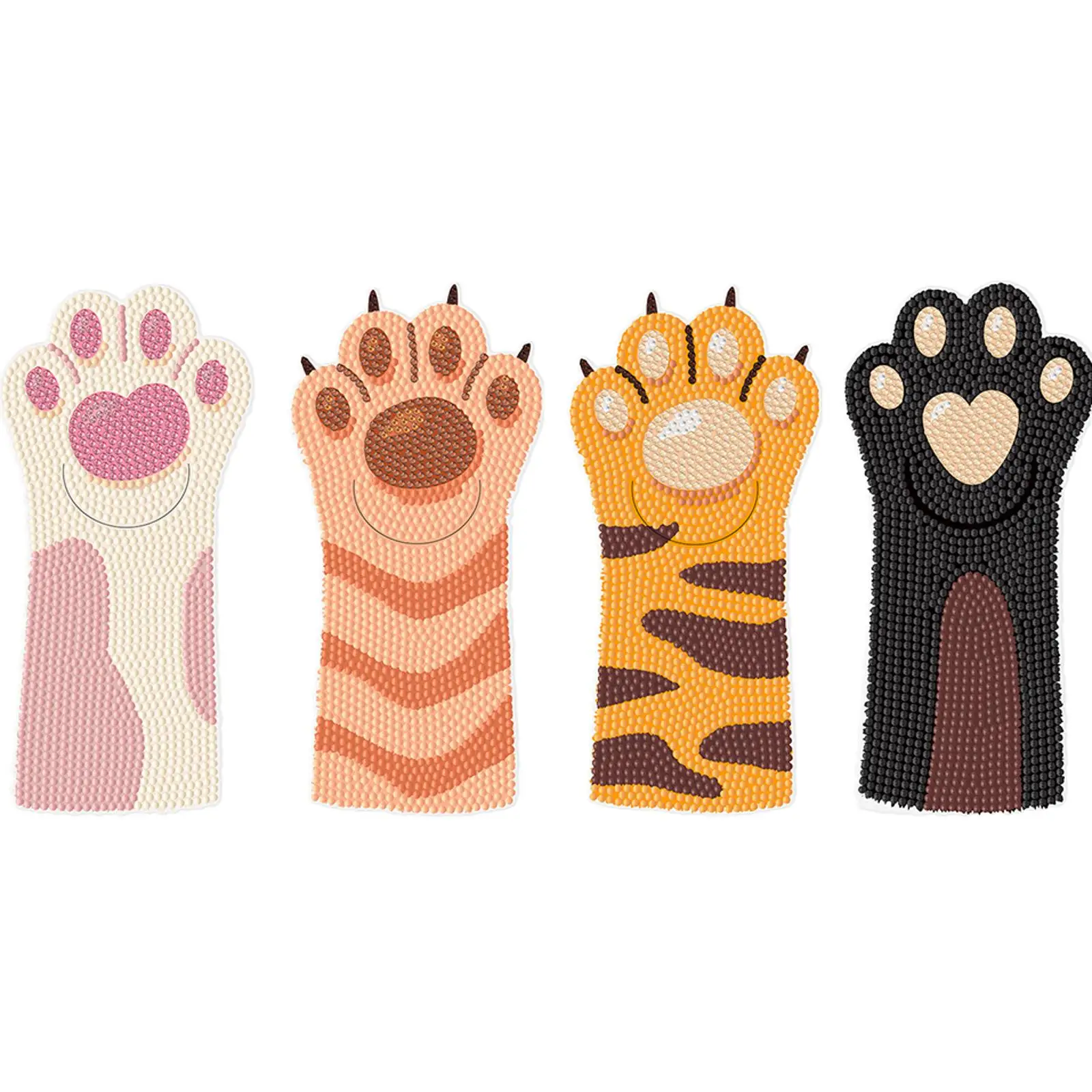 

3Pcs Cat Patterns DIY Diamond Bookmark Art Projects Diamond Painting Art Bookmarks Gift for Book Lovers Mosaic Art Supplies