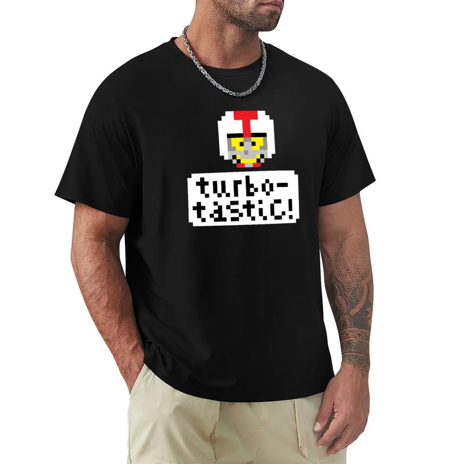 Turbo-Tastic Sprite T-Shirt Basic Breathable Solid Color T-Shirt