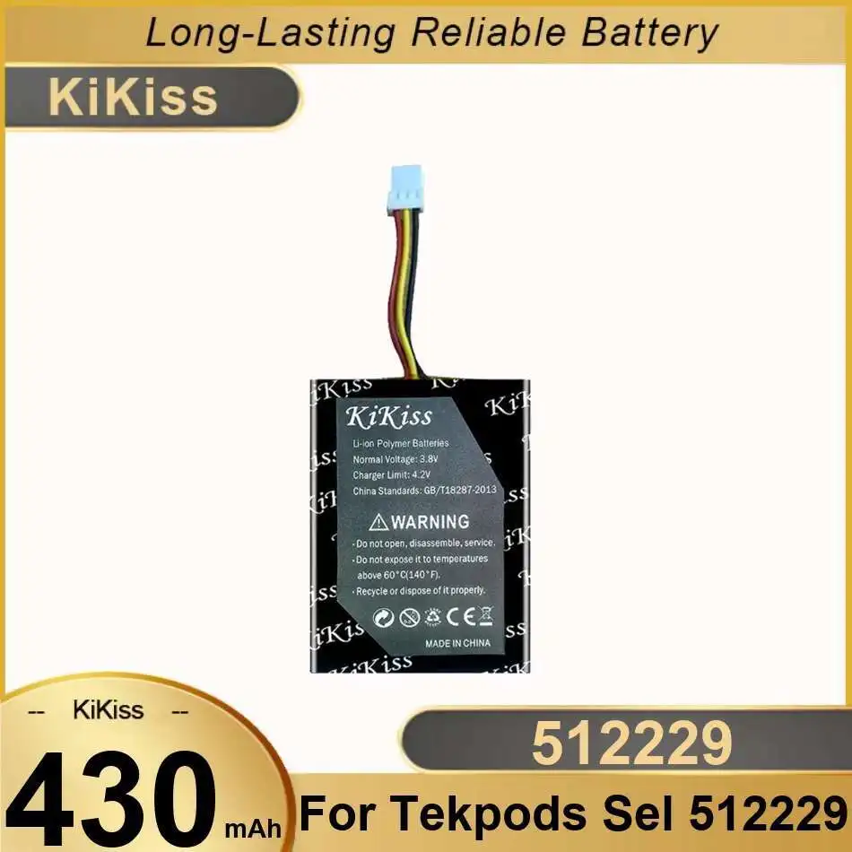 

430Mah For Tekpods Sel 512229 Headphones Battery High-Capacity