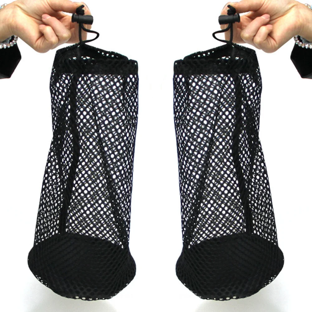 1pc Golf Ball Mesh Bag Drawstring Sports Ball Storage Pouch For Tennis Badminton Table Tennis Portable Nylon Organizer