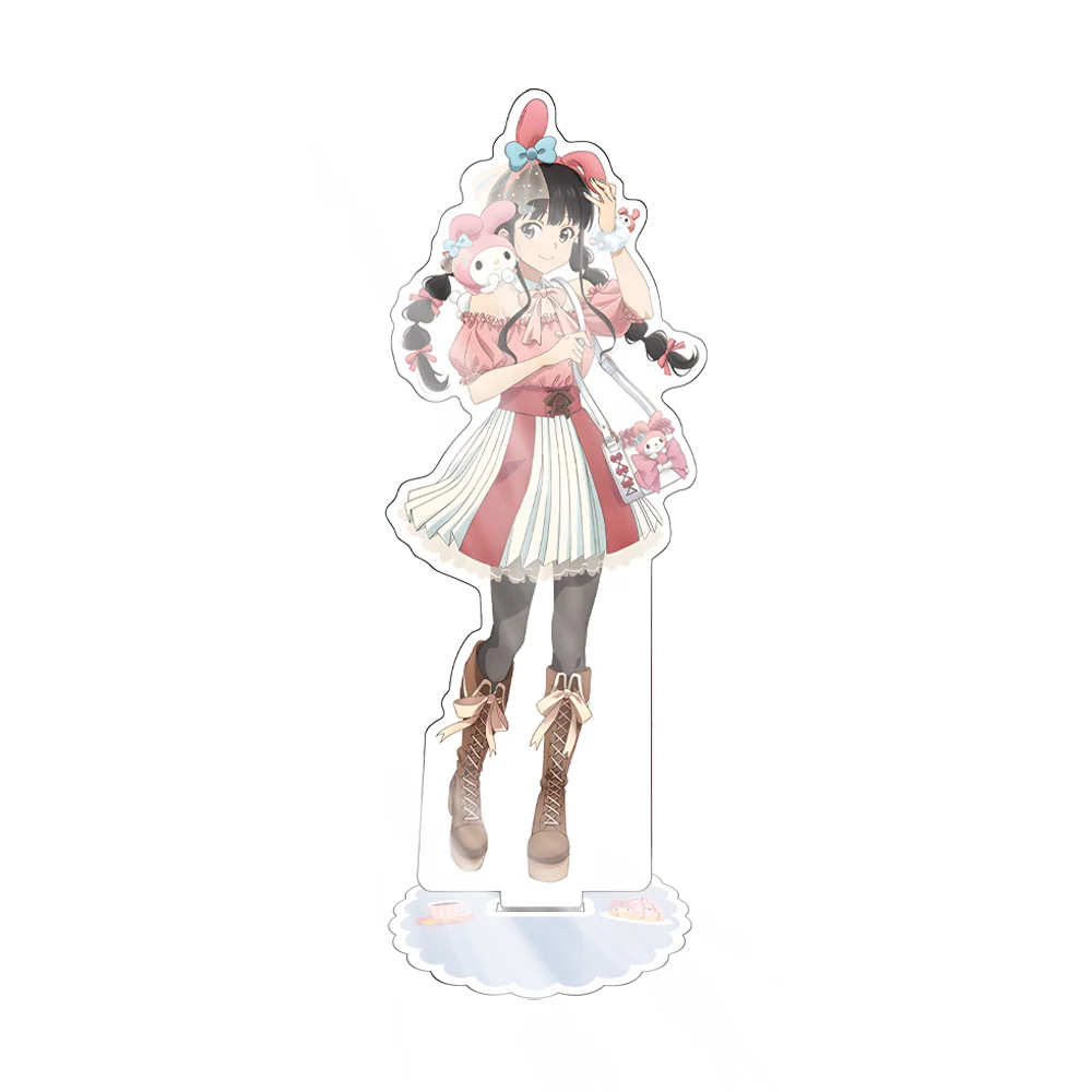 Hot Anime Lycoris Recoil Q Edition HD Character Model Cosplay AcrylicStand Plate Desktop Decoration Fans Gifts Series About15cm