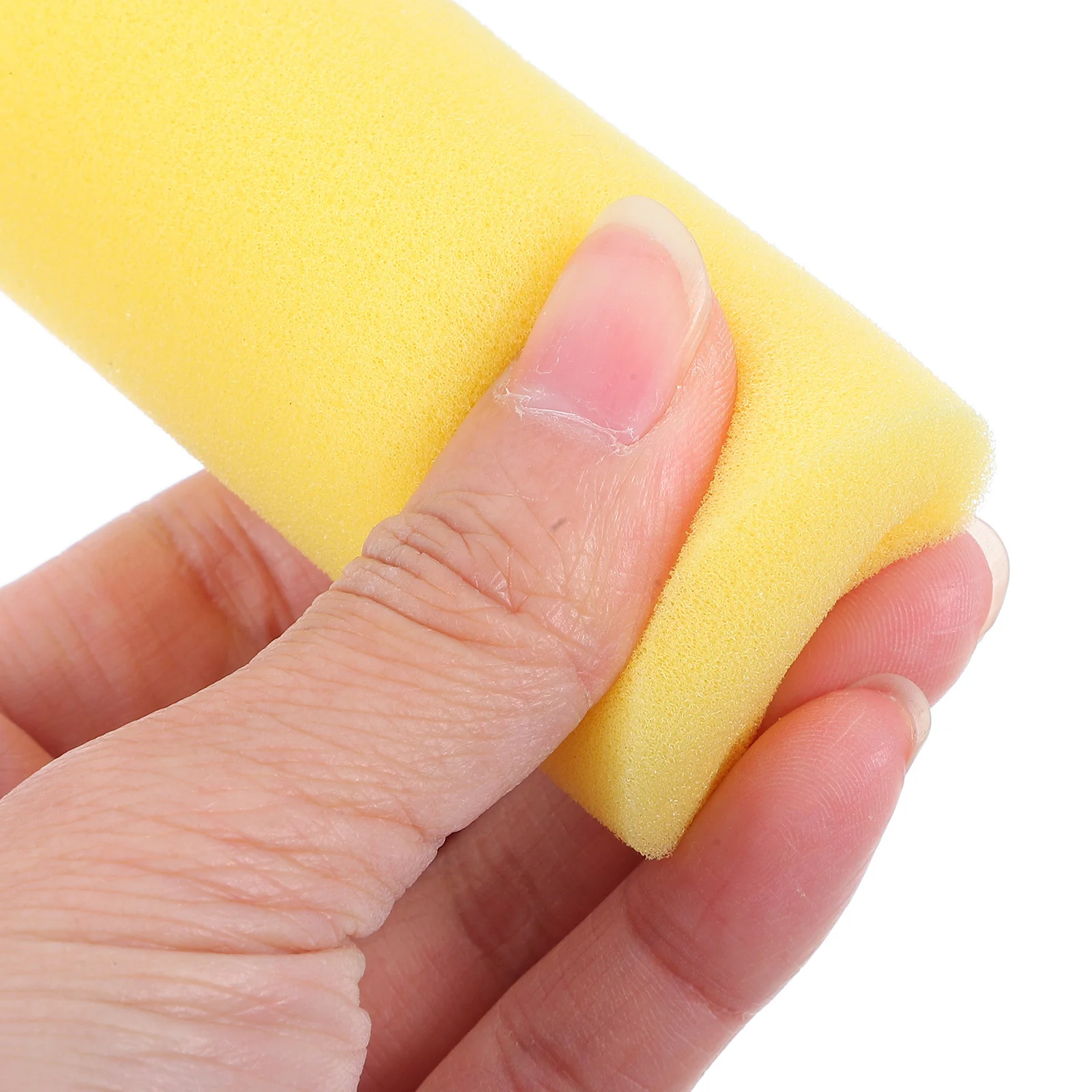 Детский набор губчатых кистей для рисования, желтый прочный художественный инструмент для рукоделия для детей, обучающие принадлежности для рисования своими руками