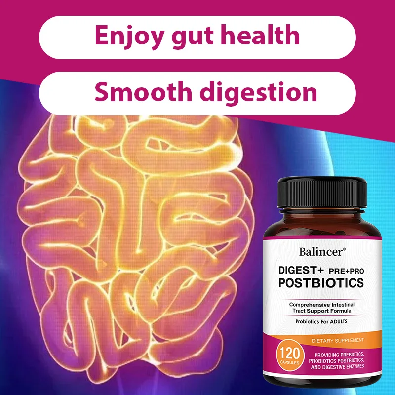 

Digest + Pre + Pro Probiotics Диетическая добавка, комплексная поддержка отслеживания кишечника Поддержка иммунной системы