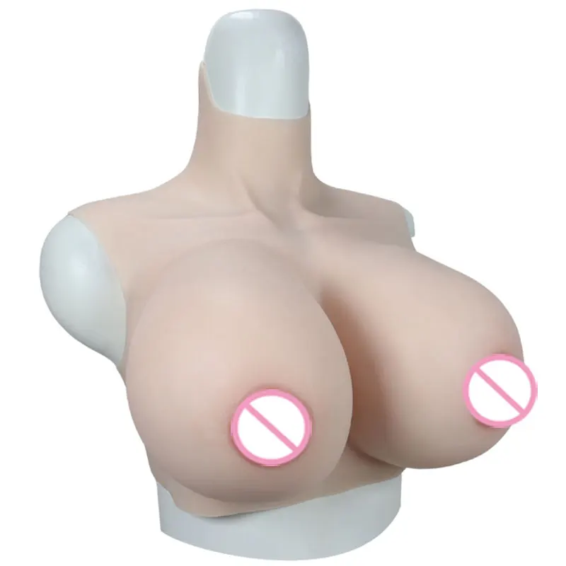 Upgrade K KUP Big Chest Silicone Breast Forms Realistic False Huge Boobs Sexy for Transgender Dragqueen Cosplay Queen Sissy