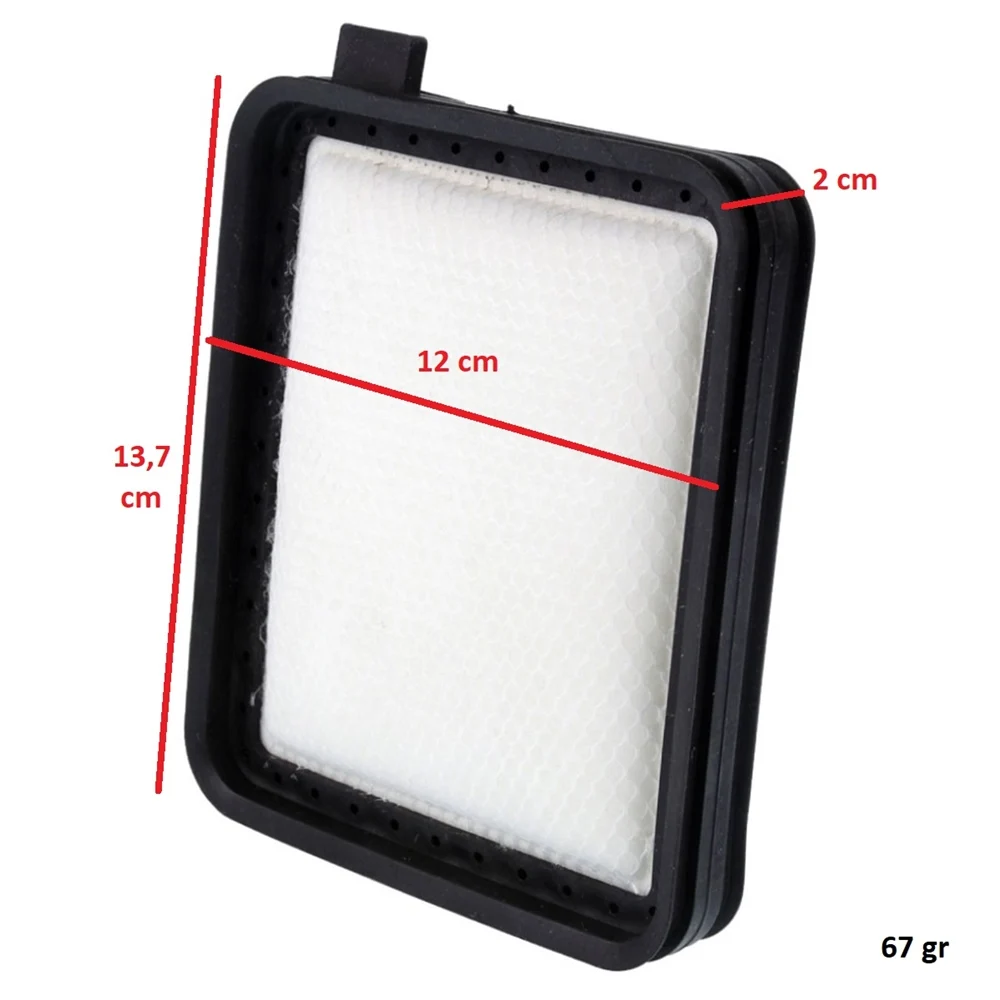 Filtre à éponge pour aspirateur Karaca, filtre à filtre à anthracite, ventouse 7 or rose 8