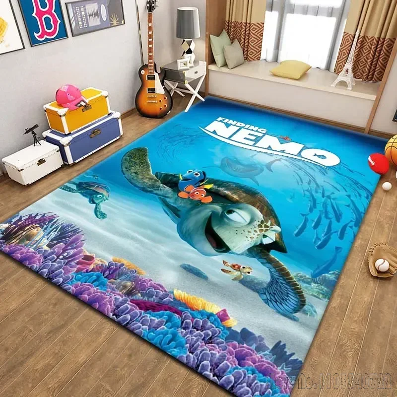 Детский коврик для игровой комнаты Disney Finding Nemo, ковры 80x120 см, декор для детей, напольный коврик для гостиной, детской спальни