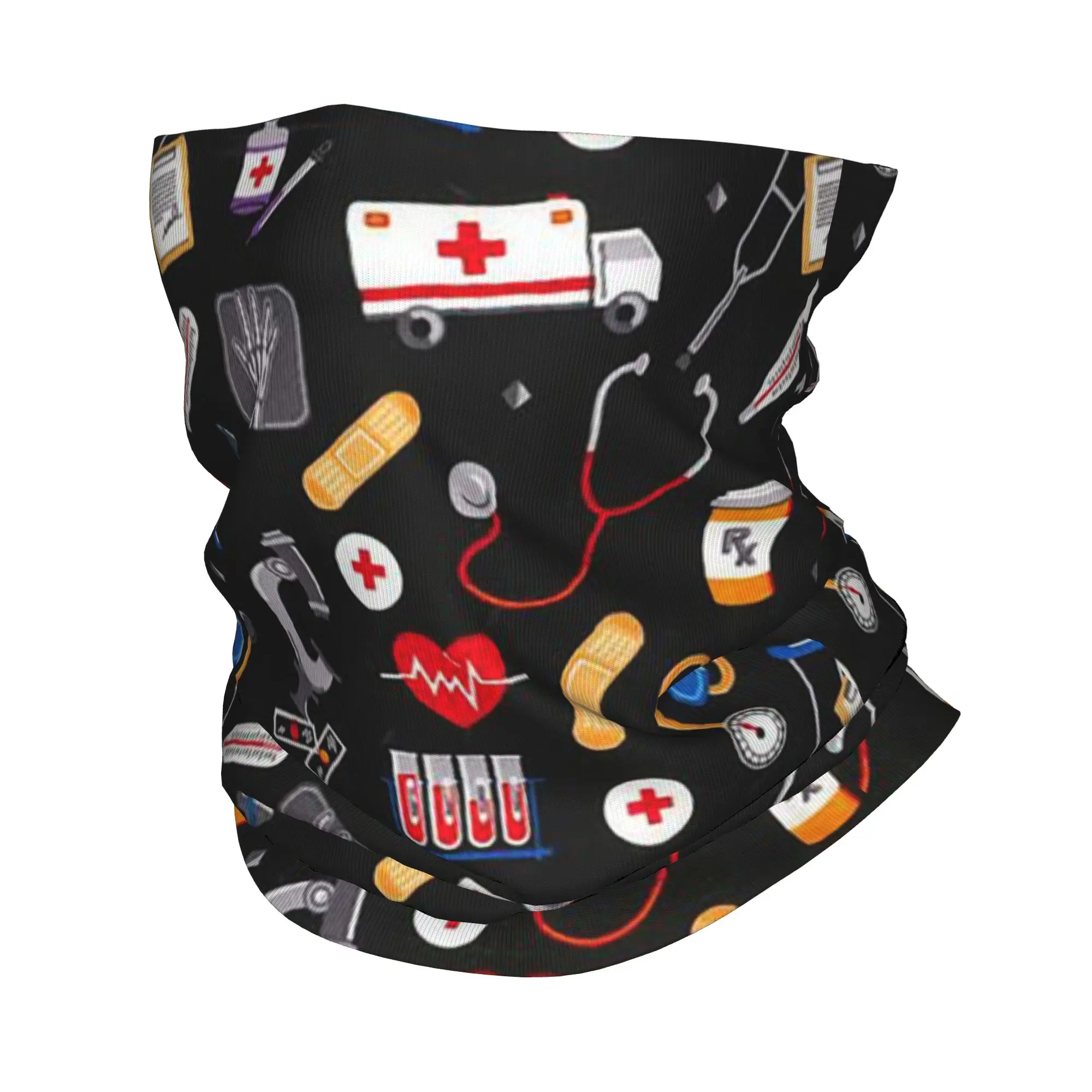 

Nursing Bandana Neck Gaiter Printed Magic Scarf Multi-use Face Mask Riding For Men Women Adult