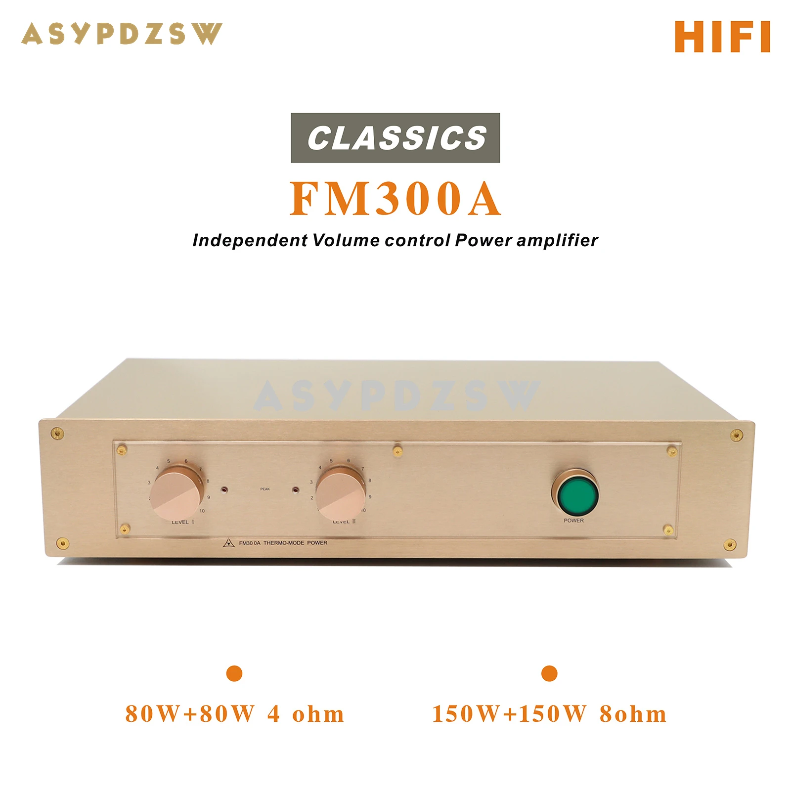 

Weiliang Audio HIFI Clone FM300A Independent volume control Power amplifier 80--150W