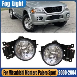 Car Accessories For Mitsubishi Montero Pajero Sport 2000 2001 2002 2003 2004 Car Front Bumper Driving Lights With Bulb Assembly