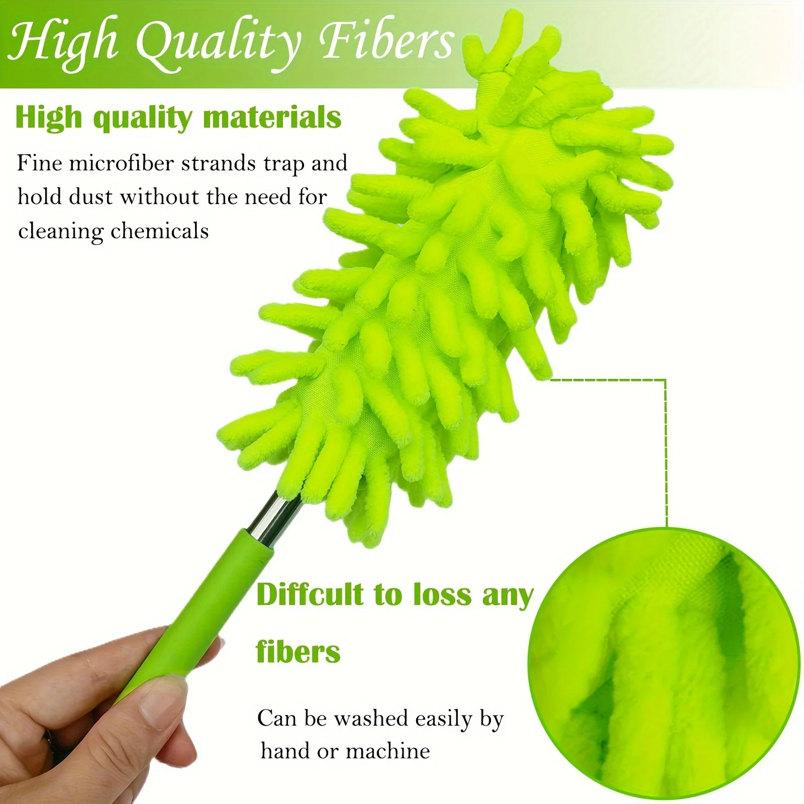 Dust removal brush, retractable manual dust removal brush household vacuum cleaner, air conditioner car furniture cleaning brush