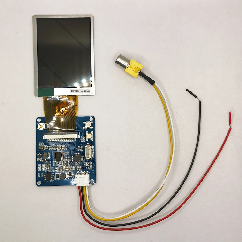 طقم عرض جرس باب فيديو AV محمول ، وحدة LCD ، RCA في NTSC PAL ، قلاب ، دي في دي ، CCTV ، سيارة ، أو "،!