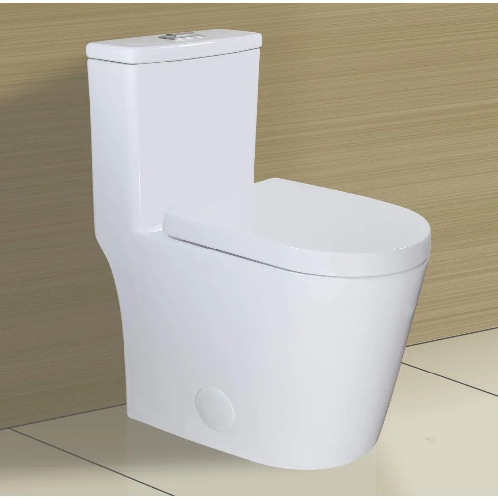 Compact Round One Piece Toilet, 23