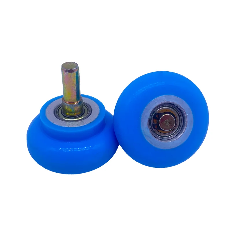 Pressure Roller With Bearing Woodworking Wrapping Machine Silicon Rubber Wheels