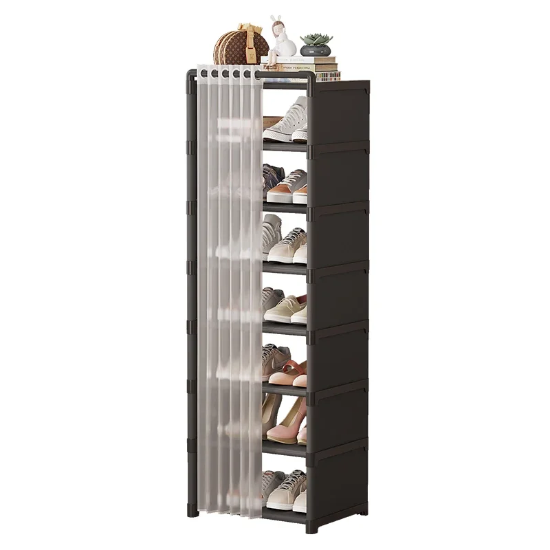 

Simple Foldable Shoe Cabinet Modern Dustproof Shoe Rack Shelf Porte Chaussures Zapateros Organizadores Minimalist Furniture