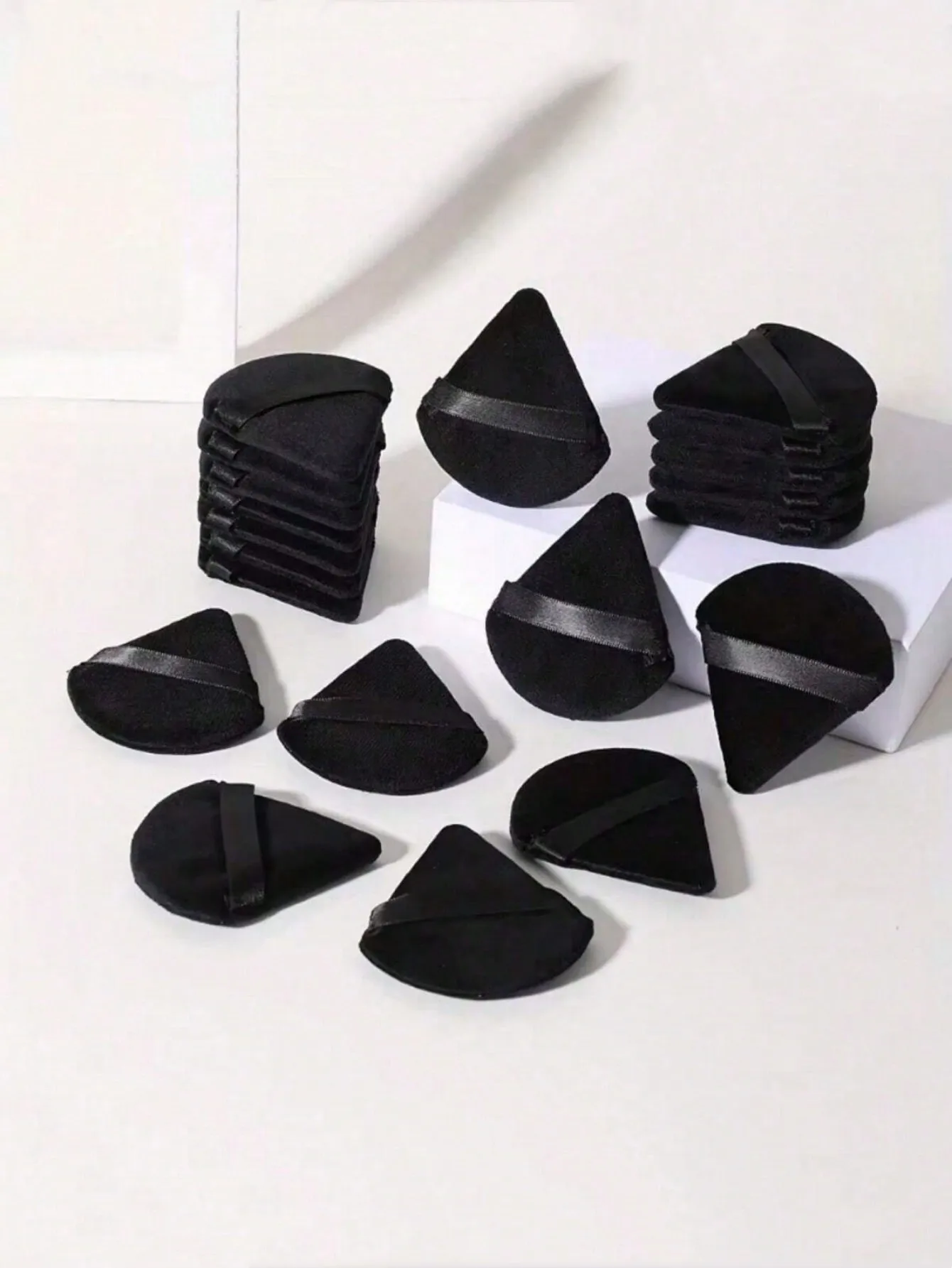 フェイシャルメイクキット,パウダー,トライアングル,完璧,美容ツール,5個,10個,15個,20個のミックススポンジ