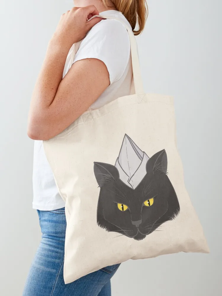 Paper Hat Cat Tote Bag female bag eco bag folding reusable shopping