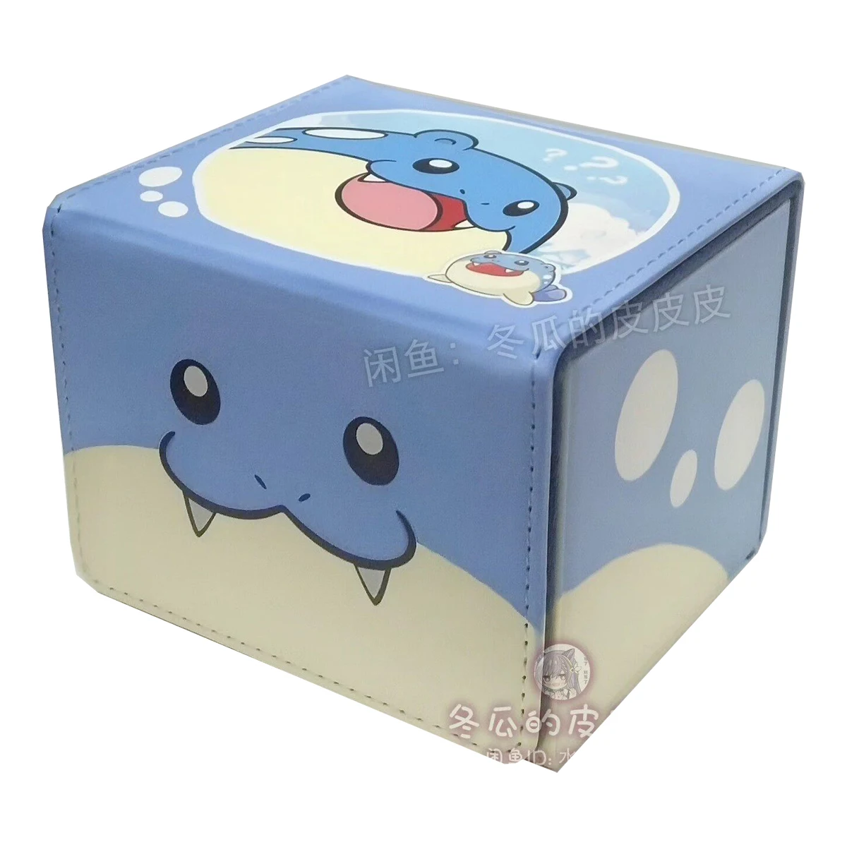 

Diy Self Made Ptcg Spheal Kawaii Card Storage Box Ws Opcg Ptcg Spheal High-End Leather Card Storage Box Anime Cards Gift Toys
