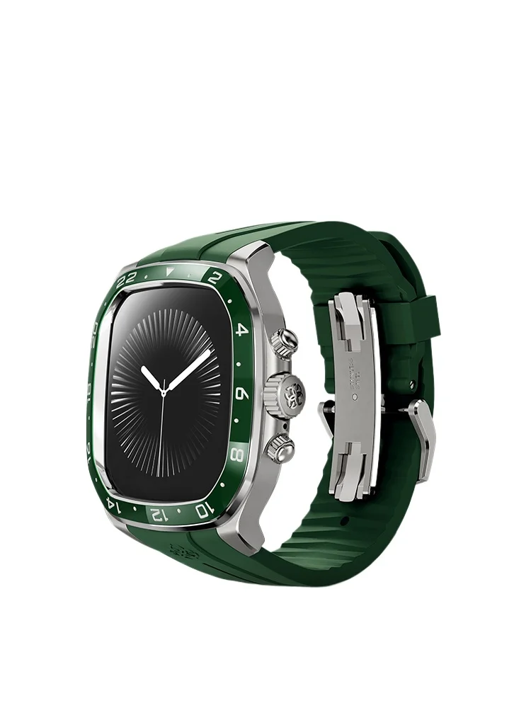 Crown Series Sports Rubber Ceramic Case with S10/46mm Strap