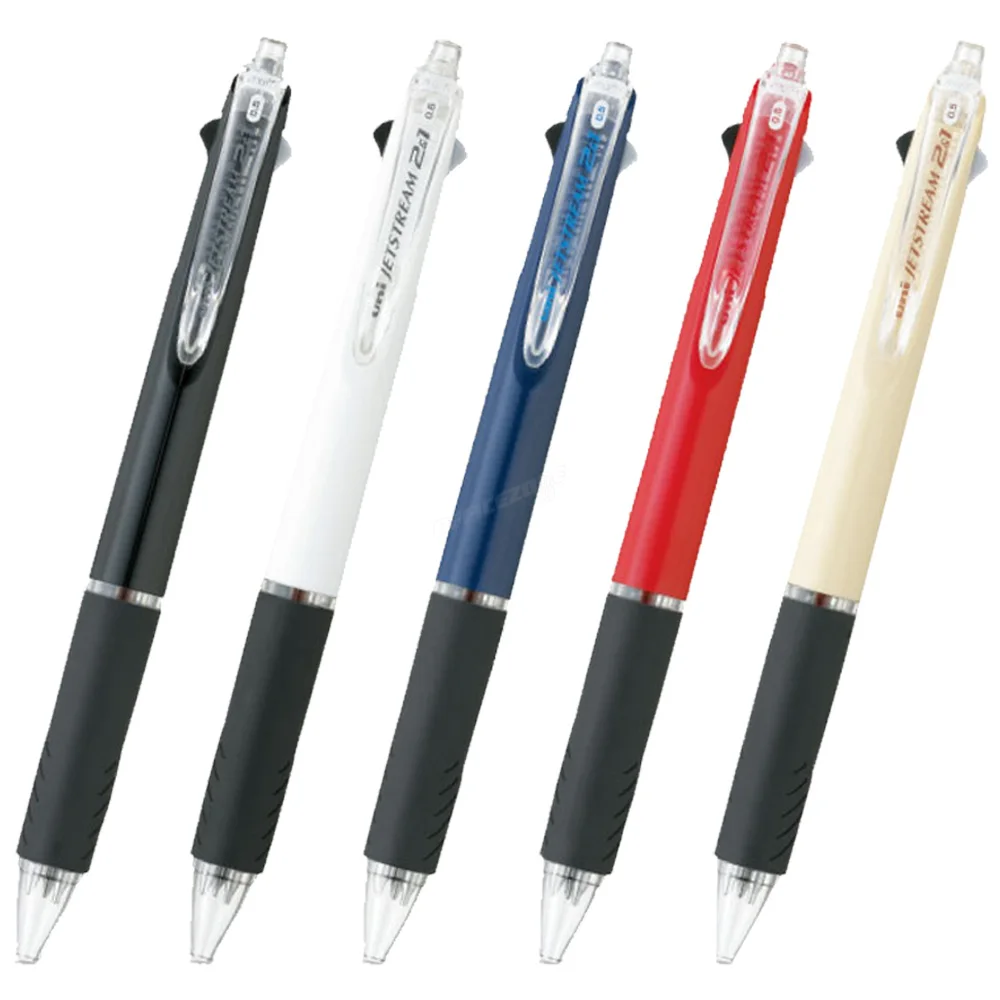 Uni Jetstream 2 y 1 bolígrafo múltiple afilado Artículo único Msxe3-500 0,5 0,7 Uni Jetstream 2 en 1 bolígrafo múltiple afilado doble tipo golpe Msxe3 1 pieza