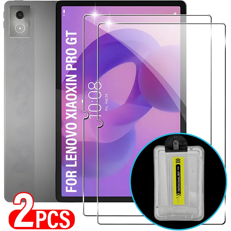 For Lenovo Xiaoxin Pad Pro GT 11.1inch 2025 Tempered Glass Screen Protector Easy Auto-alignment Installation Kit For Lenovo Pad