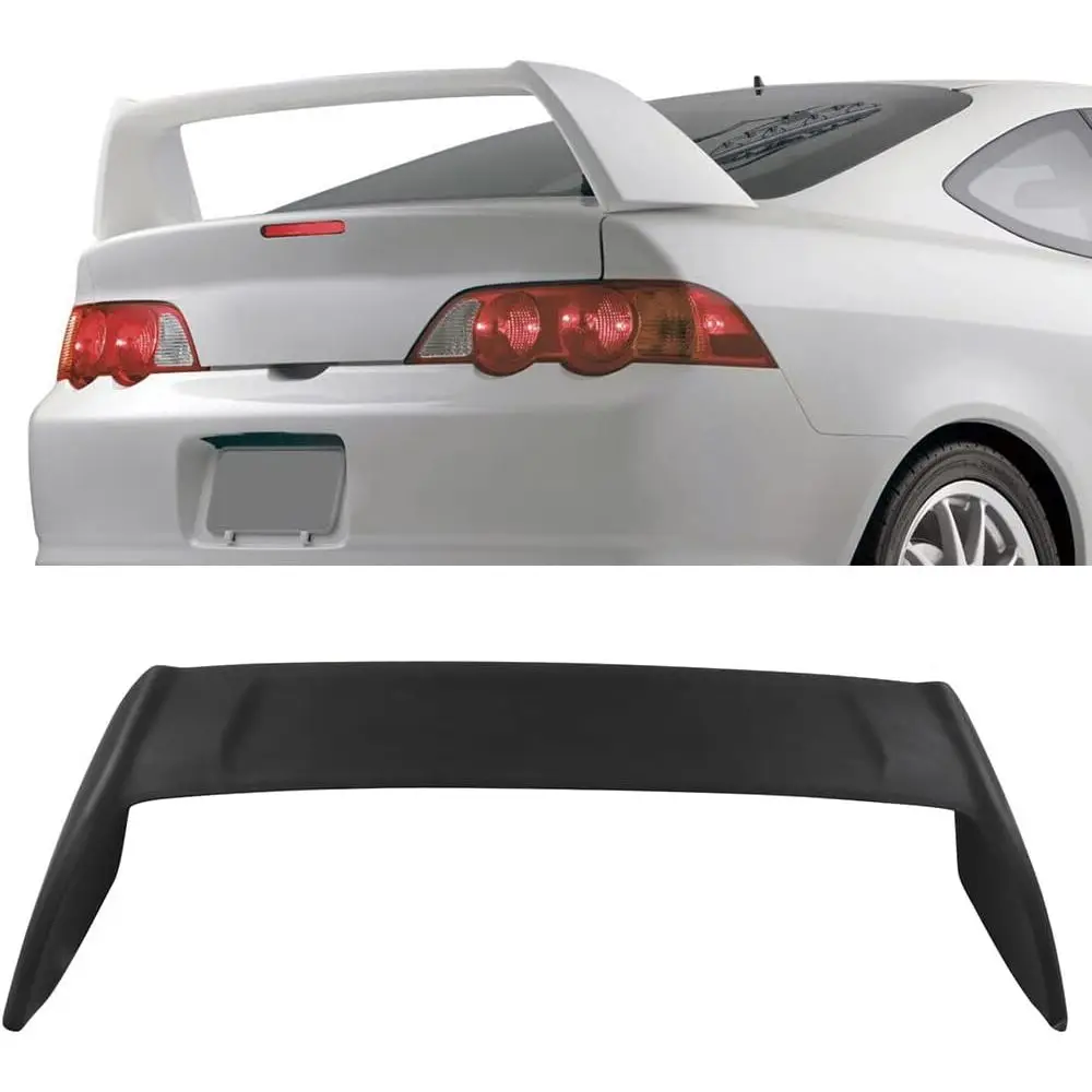 

ABS Spoiler Wing Type-R Style Automotive Fit for 2002-2006 for Acura RSX Rear Trunk Lip Spoiler, Matte Black