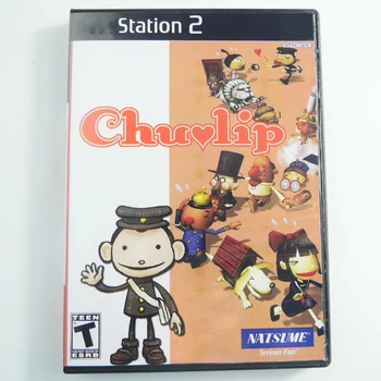 PS2 chulip unlock console station 2 Retro optical drive game parts with manual copy disc game