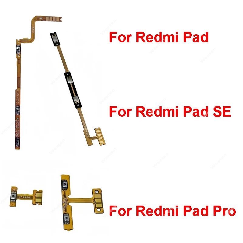 

Боковая кнопка увеличения/вниз громкости, гибкий кабель для Xiaomi Redmi Pad SE Pro 22081283G, кнопка включения, гибкая лента, запасные части