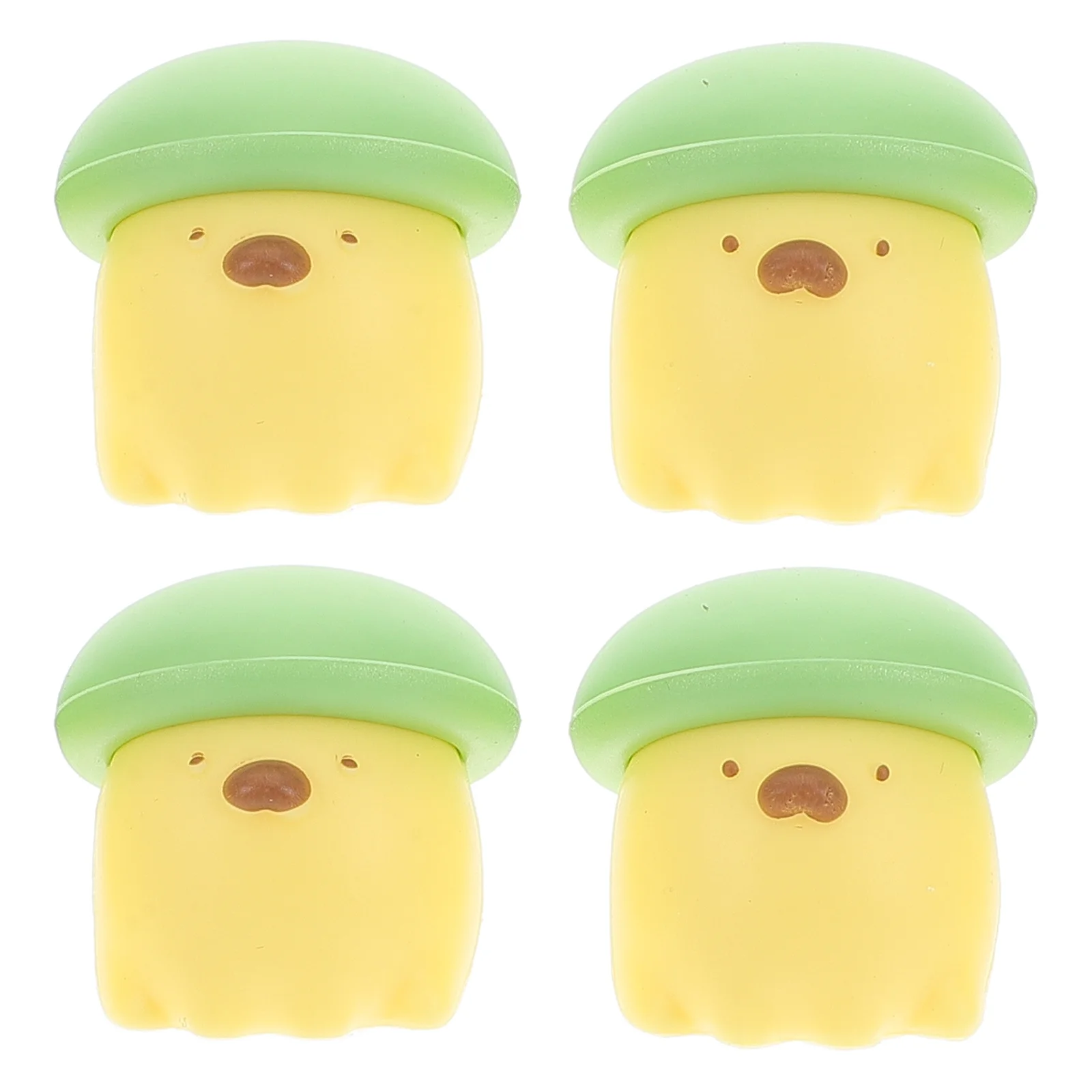 

4 шт., силиконовые детские угловые ограждения с героями мультфильмов, мягкие защитные ограждения для краев грибов, безопасность стола, защита от детей, острые угловые протекторы