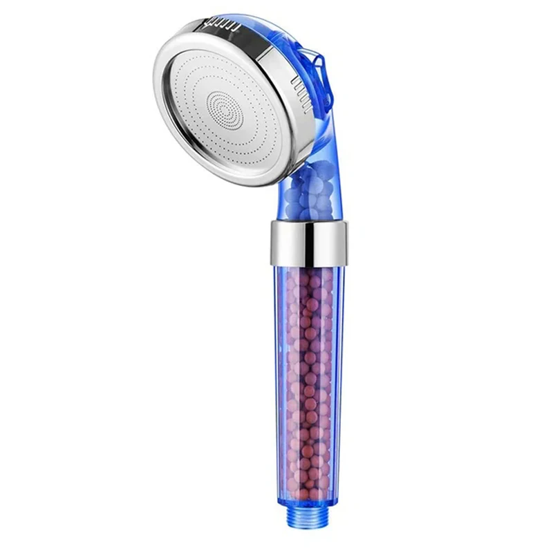 Badkamer Douchekop 3 Modes Verstelbare Handheld Hoge Druk Douchekop Anion Stenen Filter Spa Douche Badkamer Accessoires