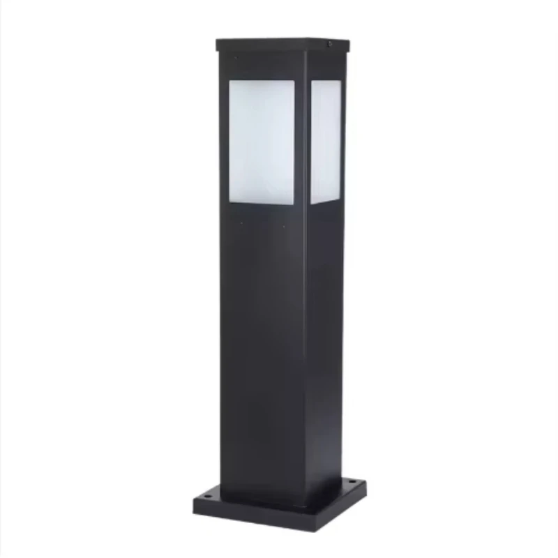 Modern 40cm Aluminum Light Emitting Diode Lawn Light IP65 Waterproof Warm White Glass Body 120 Patio Passage Garden