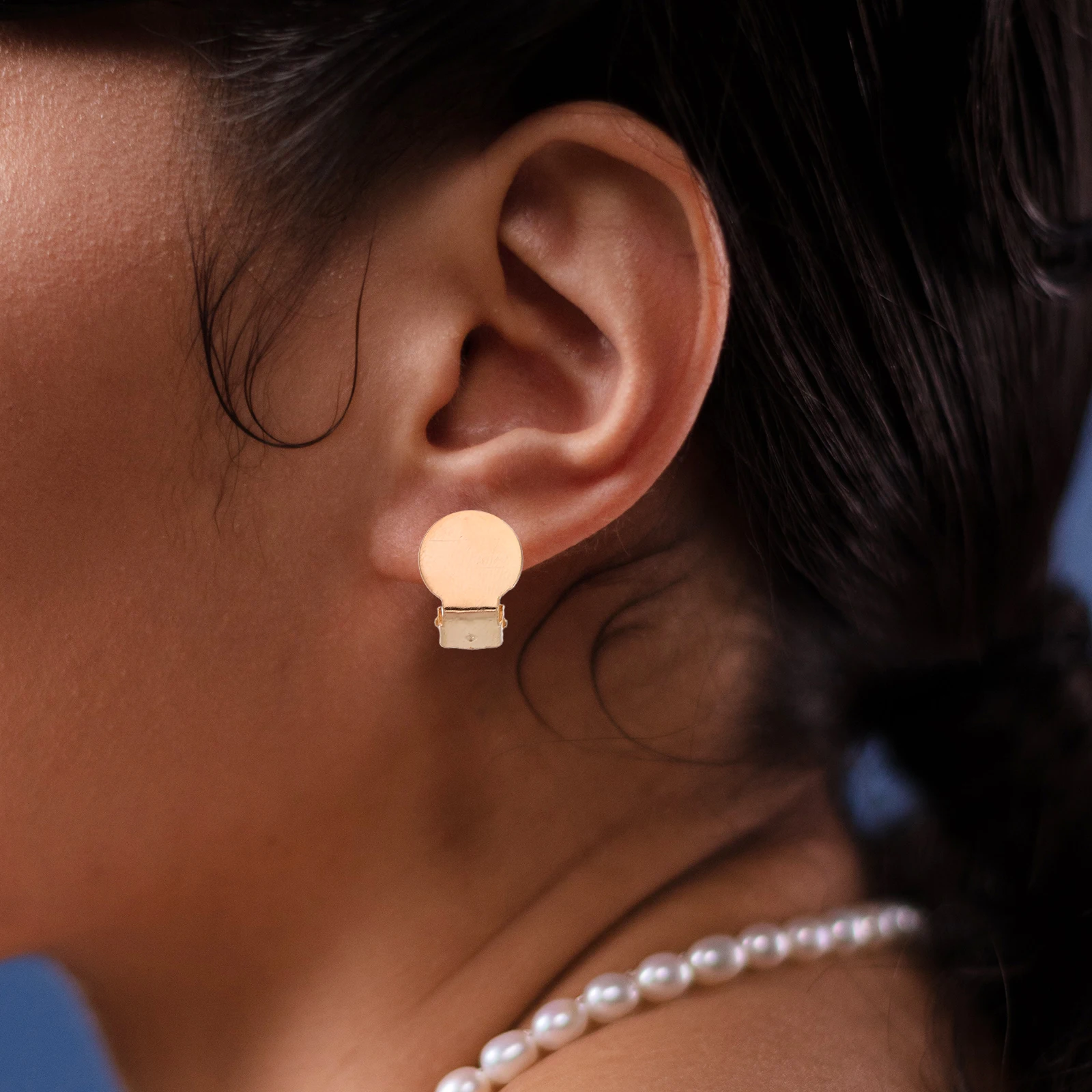 

50pcs Non-Pierced Frog Ear Clips Clip-On Earring Making Backs Jewelry Components Adjustable Fake Pierced Earrings Comfortable