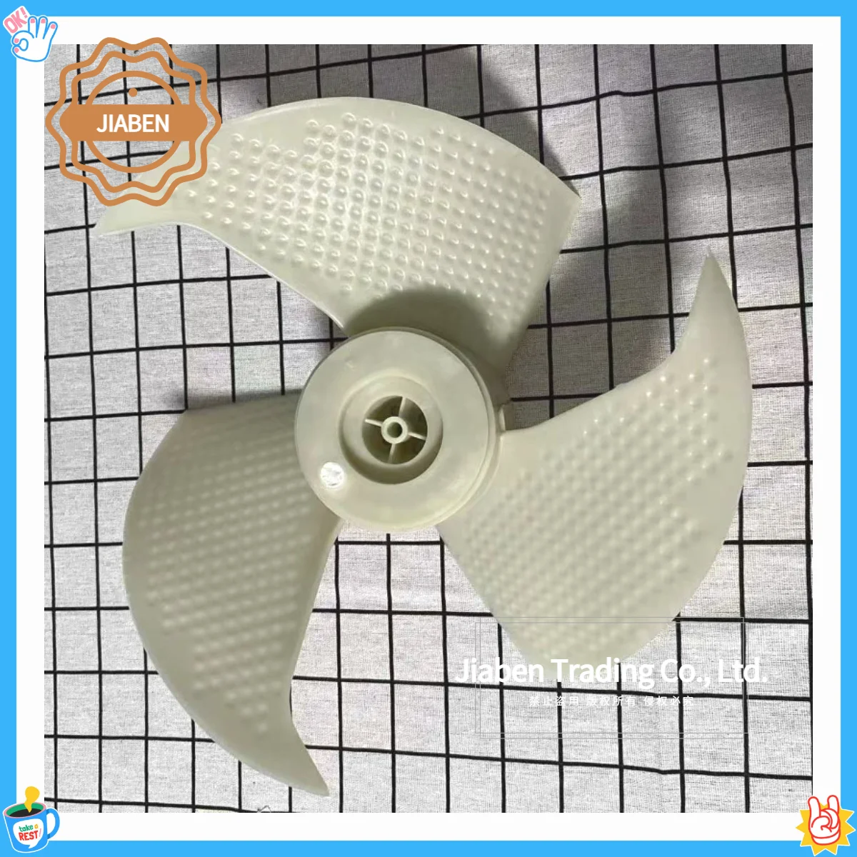 1Pcs  Outdoor Condenser Fan Blade Repair Accessories Compatible With Gree KFR-23W/K KF-26GW/K Air Conditioner