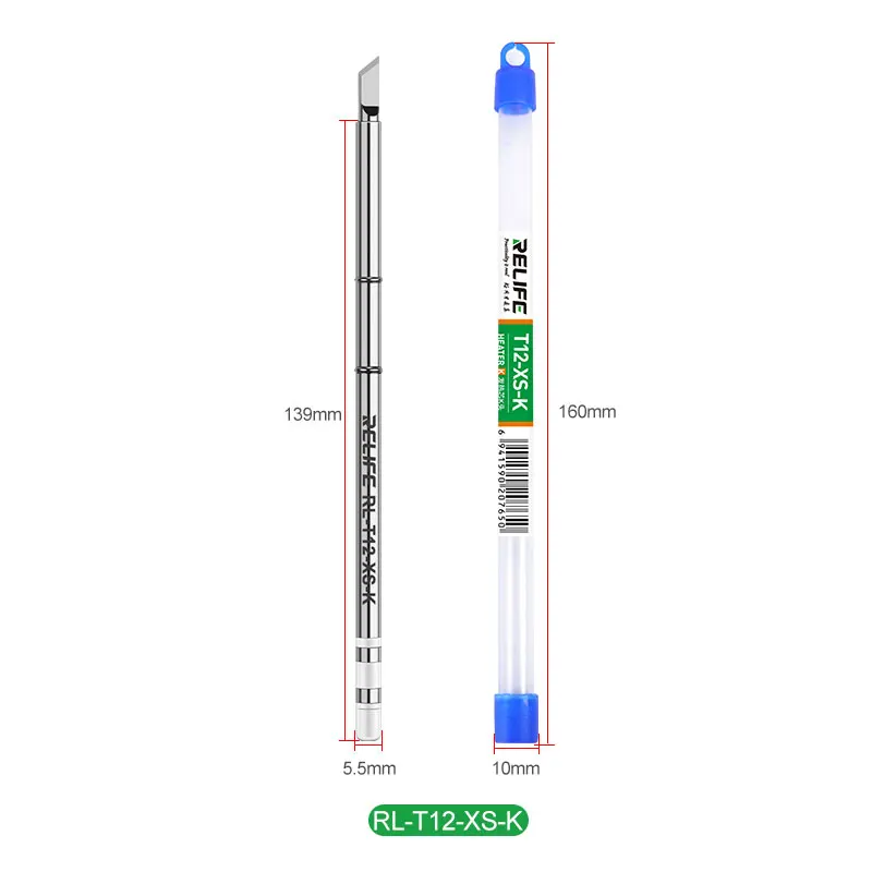 RELIFE T12 Series Soldering Iron Tips Universal Welding Head For Most T12 Soldering Station Handle