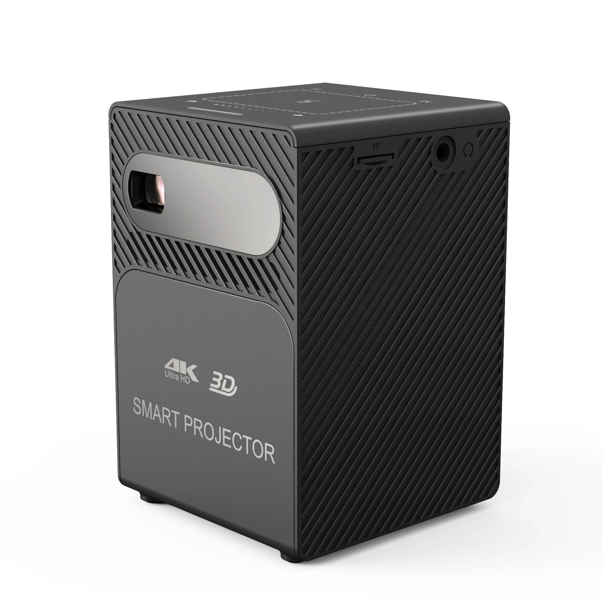 2026 Easy-to-Operate DLP Mini Projector One-Click Start Supports 3D For Home Theater & Presentations