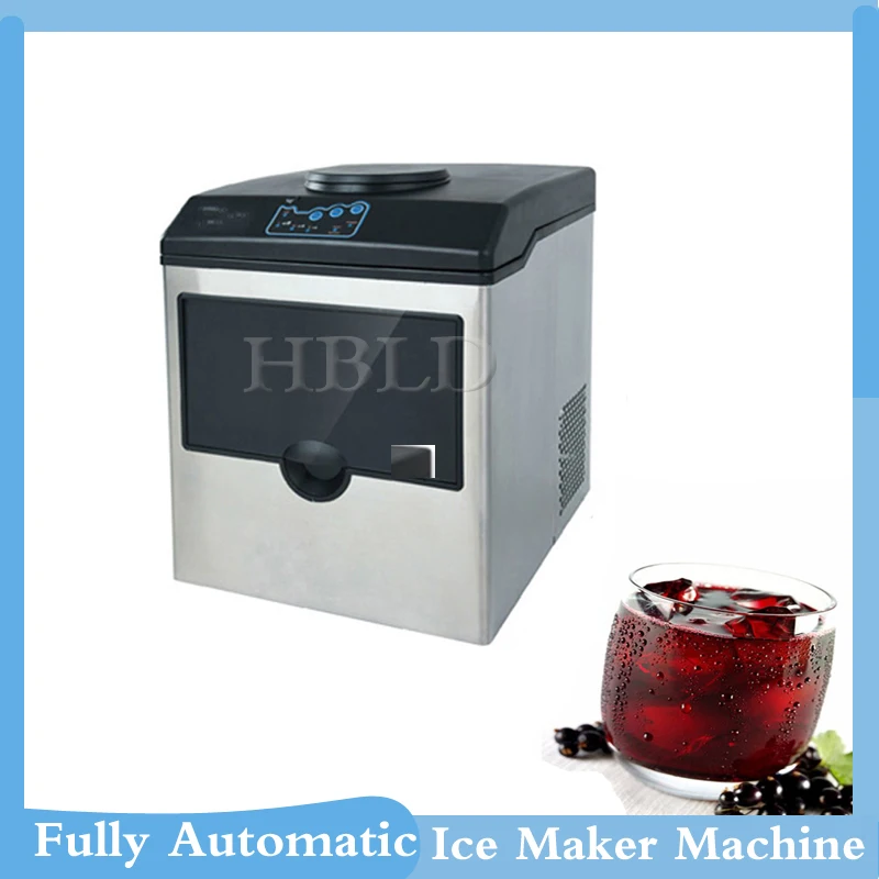 HBLD Fast Portable Ice Maker Small Commercial Grade Ice Cube Maker Forming Machine for Bars Kitchens And Hotels