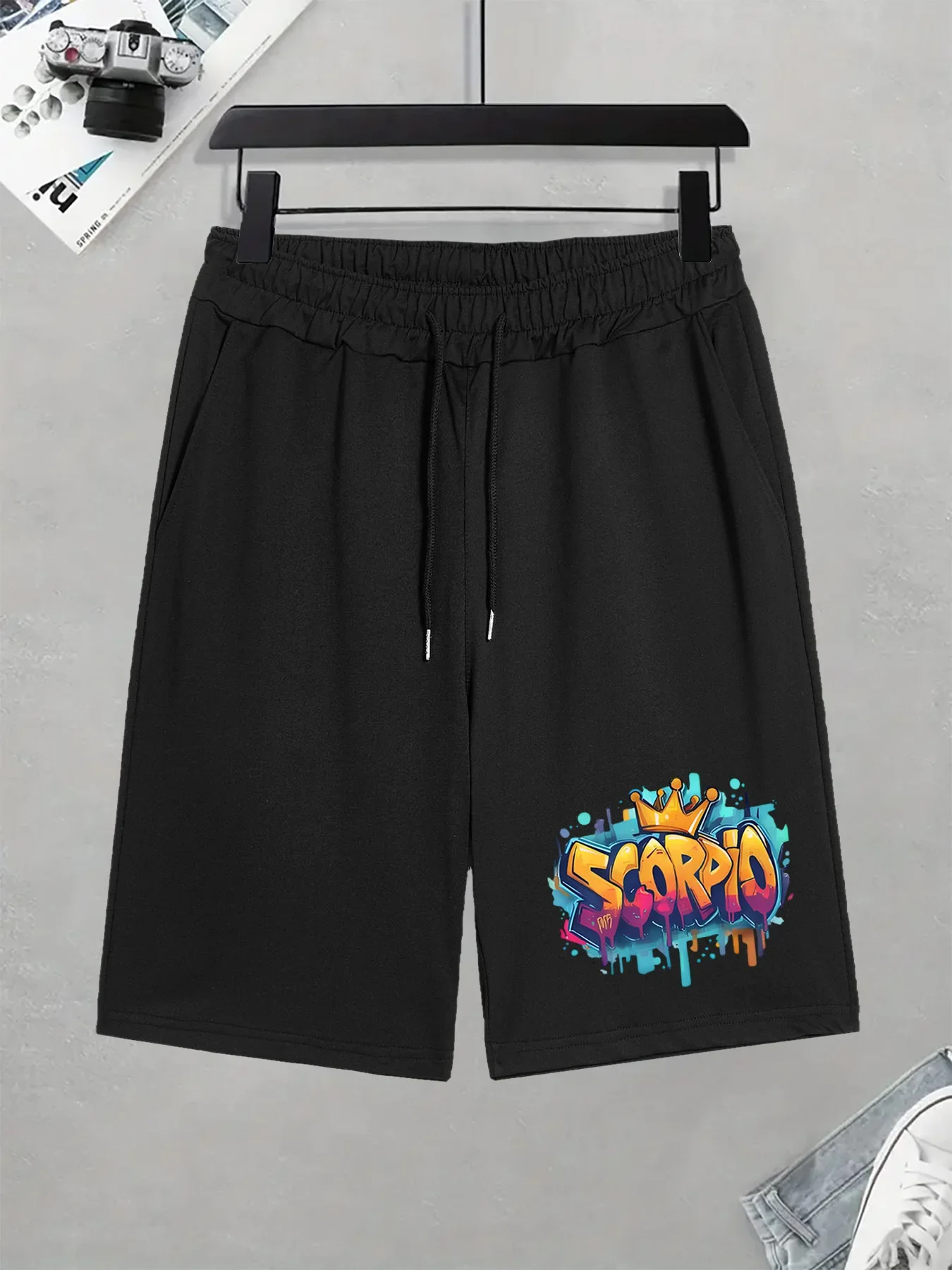 Hot Sales Men's Short Sportswear Printed Casual Short Trouser Outdoors Jogging Sports Man Shorts Daily Street Half Pants Summer