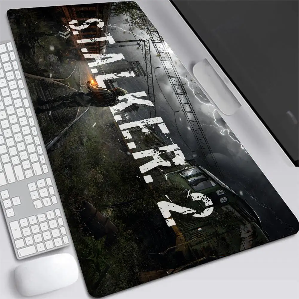 Stalker 2 Large Gaming Mouse Pad Computer Laptop Mousepad Silicone Keyboard Pad Desk Mat PC Gamer Mouse Mat XXL Office Mausepad