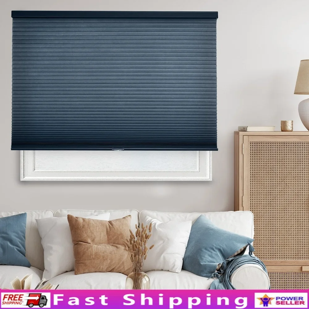 

Cordless Cellular Shade Light Filtering Energy Efficient Window Treatment Insulating Honeycomb Design Easy Install Privacy