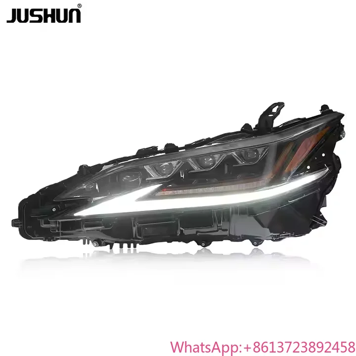 

JUSHUN LED Three-Eye Matrix Headlight Assembly for Lexus ES350 2018-2023 High Configuration Steaming