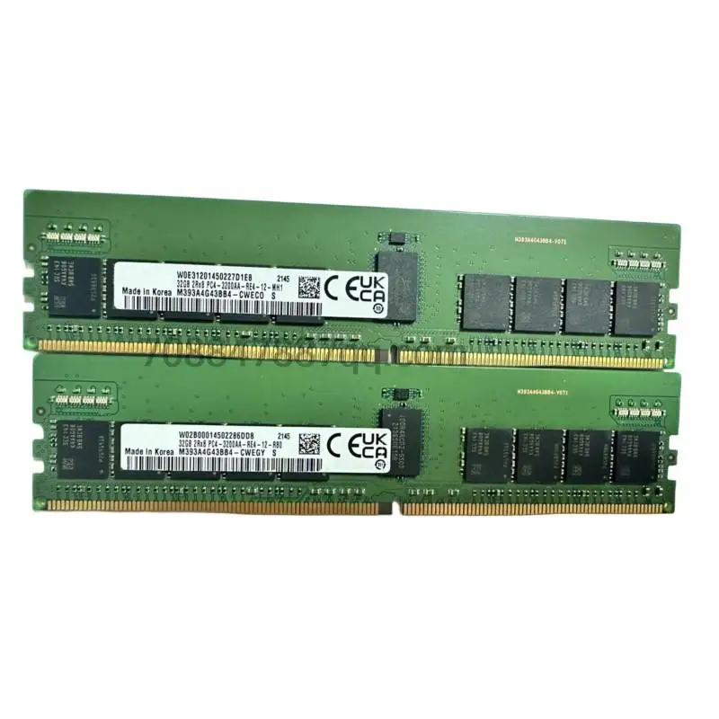 

original 100% authentique 32G 2RX4 PC4-3200AA ECC REG DDR4 3200MHz RDIMM