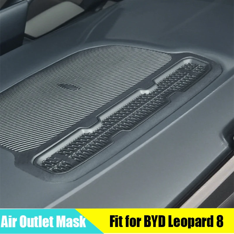 

Автоматическая маска для выпуска воздуха на центральной консоли, подходит для BYD Leopard 8 2024 2025, модифицированная приборная панель автомобиля, антиблокирующие аксессуары для интерьера