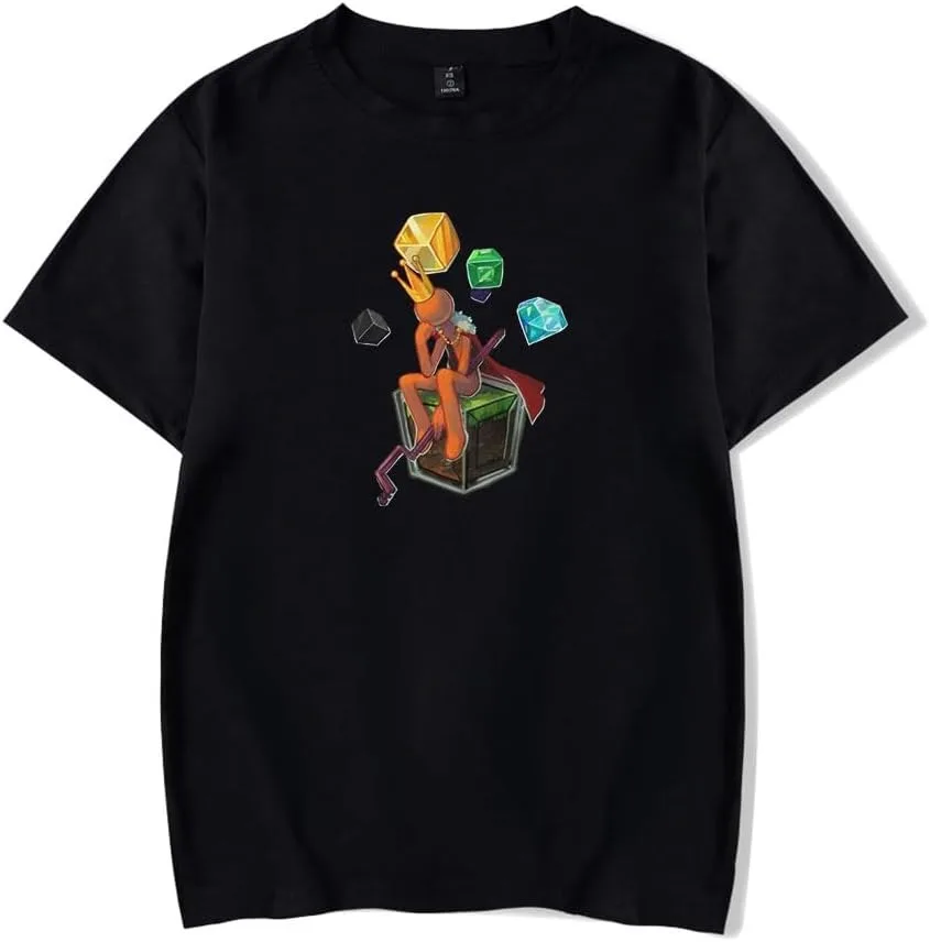

Alan Becker Short Sleeve T Shirt Unisex Sport Pullover Harajuku Tops Outwear