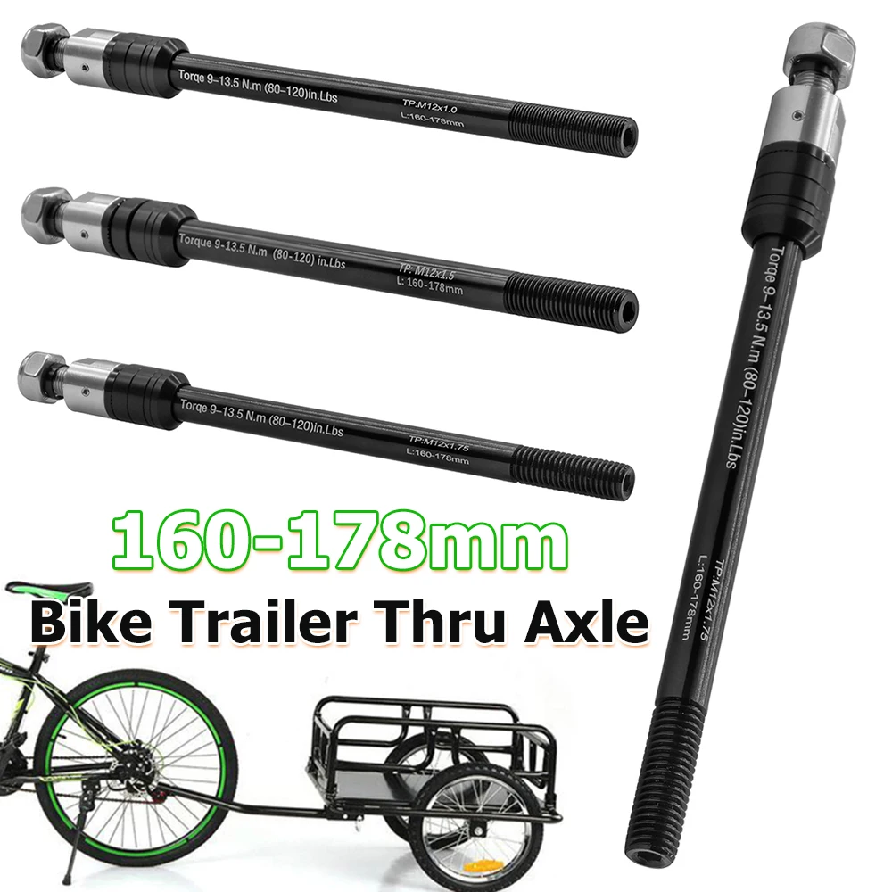 Adaptateur D'essieu Traversant Aluminium – Pour Remorque Vélo 160 – Neuf
