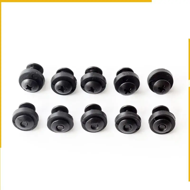 

A92P 100Pcs T-Ek Lok Screw Set Chi-Cago Screw Comes With Washer For DIY Kydex Sheath Holster Hand Tool Parts