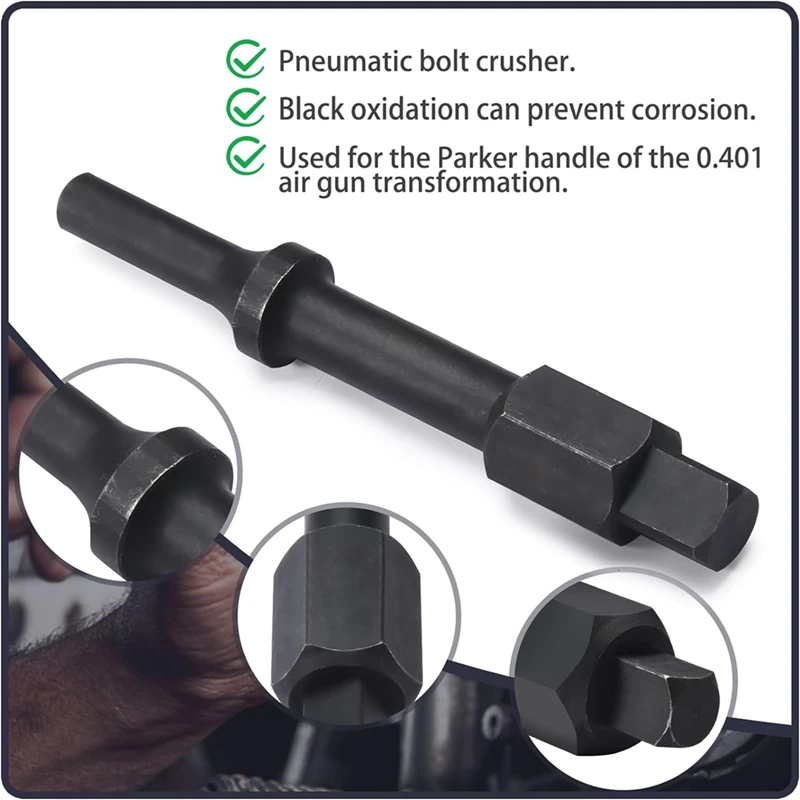 Pneumatic Bolting Breakout Kit 32029, Pneumatic Drill Head Kit 37315 3/8Inch And 37316 1/2Inch Bolt Breaker