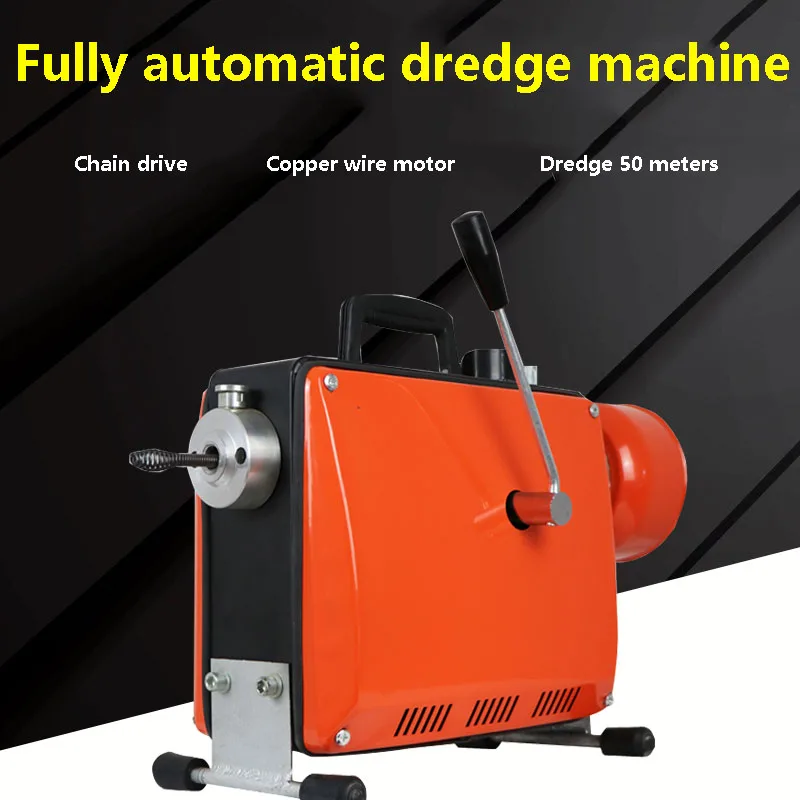 2200W 3000W 150A Automatic Electric Pipe Dredging Machine Sewer Dredger Toilet Floor Drain Dredging Cleaning Machine