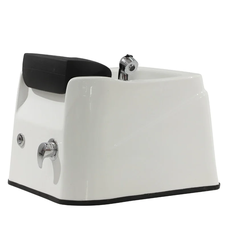 Factory Price High Quality White Foot SPA Pedicure Sink/Bowl Comes With Pull-Out Faucet
