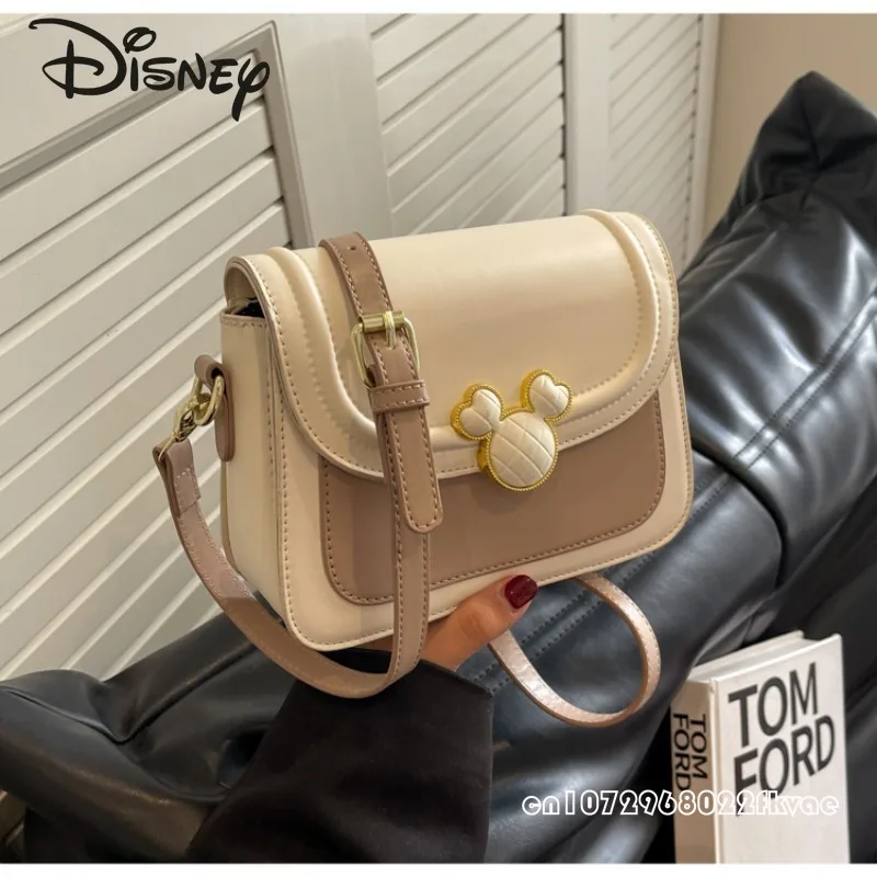 Disney Mickey nowa damska torba Crossbody modna wysokiej jakości damska torba na ramię jednolity kolor uniwersalna torba damska dojeżdżająca do pracy