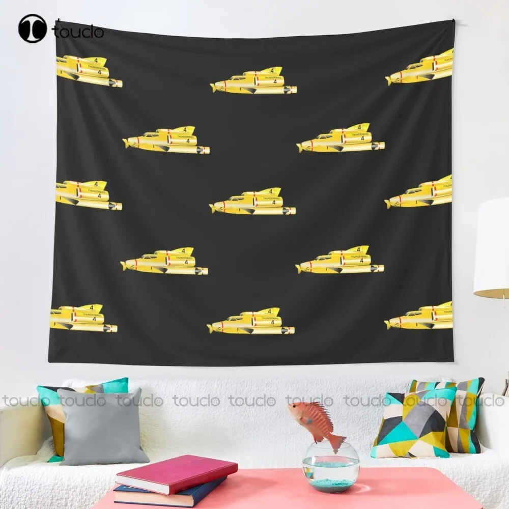 Thunderbird 4 Future International Rescue Tapestry Tapestry Decor Blanket Tapestry Bedroom Bedspread Decoration Wall Covering