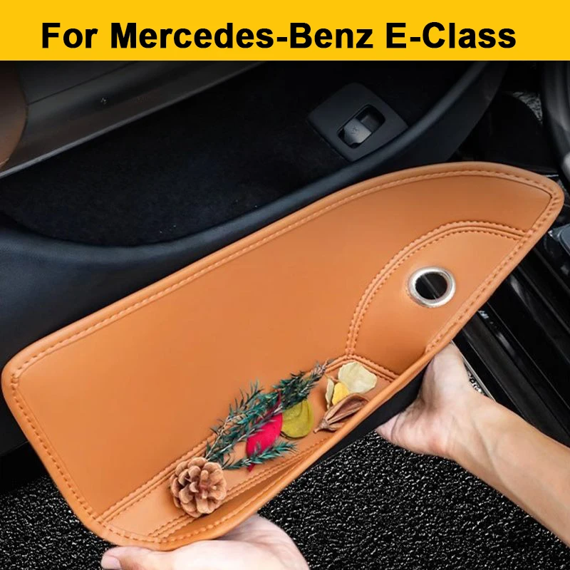 

For Mercedes-Benz E-Class W214 S214 W213 S213 C238 2018-2024 2025 Car Door Side Storage Box Anti Dirty Storage Organizer Tray